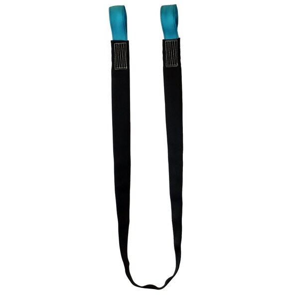 Ironwear 6 ft Anchor Strap w/ Polyester Sheath & Dual Web Loops - 2706