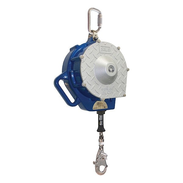 3M Dbi-Sala Self-Retracting Lifeline, 420 lb Weight Capacity, Blue - 3400169