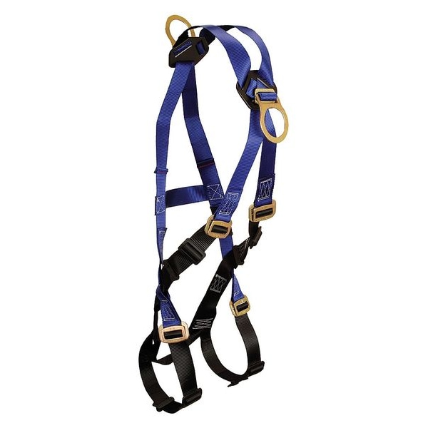 Condor Condor Full Body Harness, XL/2XL, 425 lb., Not Applicable Chest/ Mating Leg Buckles - 30HG89
