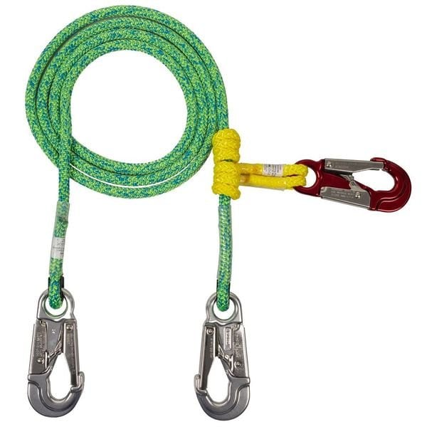 Rope Logic Grizzly Spliced 2 in 1 Lanyard Lightning Green 1/2 in. x 10 ft. - 33301