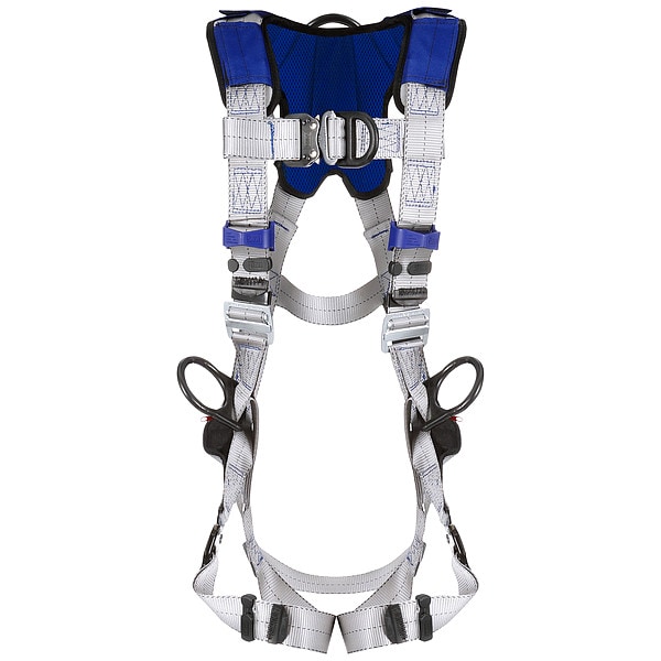 3M Dbi-Sala ExoFit(TM) X100 Fall Protection Harness, S, 420 lb, Quick-Connect Chest/ Quick-Connect Leg Buckles - 1401228
