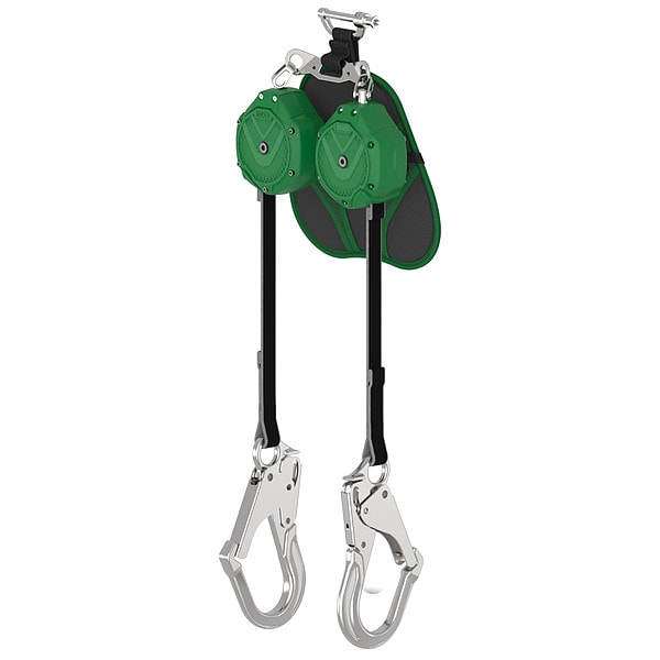 Msa Safety Self-Retracting Lifeline, 6 ft L, 2Legs - VSLEW-012-PA-A