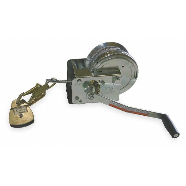 Honeywell Miller Confined Space Winch, 12 in. Wx11 in. H - 8441-Z7/88FT