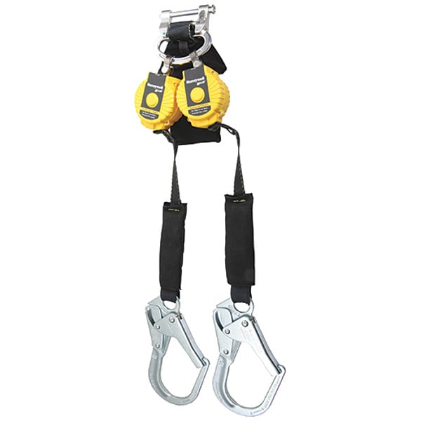 Honeywell Miller Self Retracting Lifeline, 6 ft., Black/Yellow - MFLAF2-11/6FT
