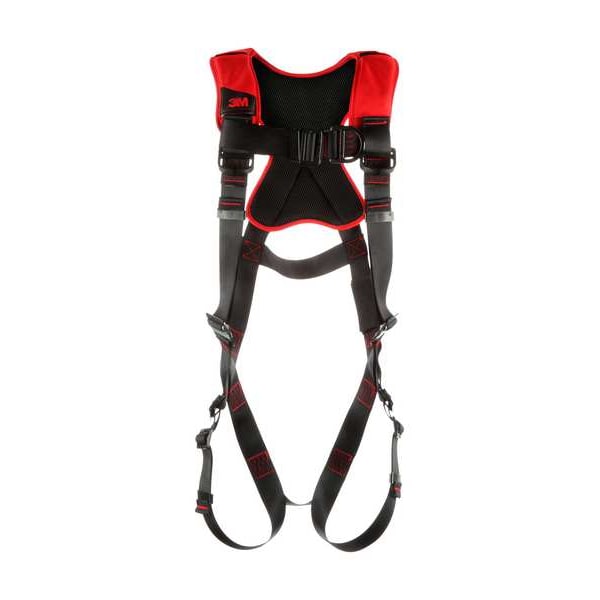 3M Protecta Protecta(R) Full Body Harness, M/L, 420 lb., Mating Chest/ Mating Leg Buckles, Back, Chest D-Ring - 1161434