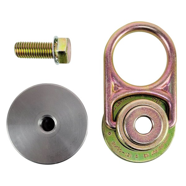 Frontline MEGA Swivel 10k Steel Anchor with Weld-on Puck - STMP10K-WO+STM10K-SA