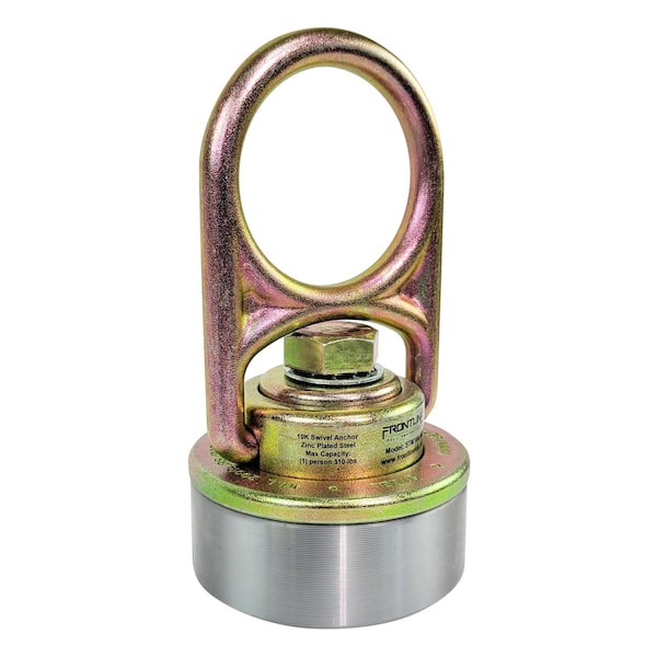 Frontline MEGA Swivel 10k Steel Anchor with Weld-on Puck - STMP10K-WO+STM10K-SA