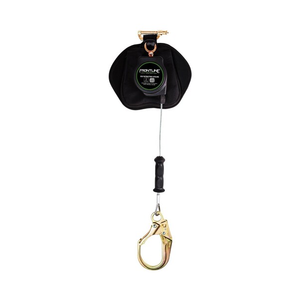 Frontline Leading Edge Cable Single Leg 8' SRL with Steel Rebar Hook End - RPG081RLE