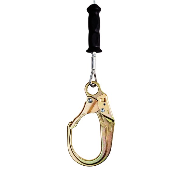 Frontline Leading Edge Cable Single Leg 8' SRL with Steel Rebar Hook End - RPG081RLE
