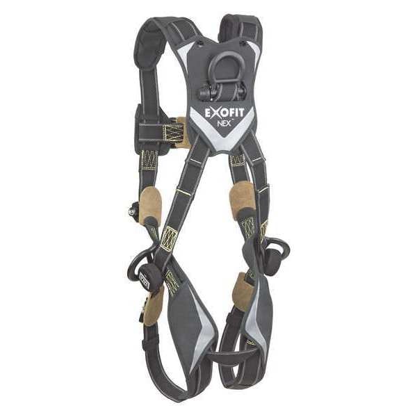 3M Dbi-Sala ExoFit NEX(TM) Arc Flash Full Body Harness, M, 420 lb., Quick-Connect Chest/ - 1113331