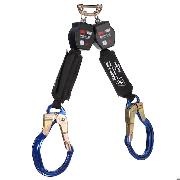 3M Dbi-Sala Self-Retracting Lifeline, 420 lb Weight Capacity, Black - 3100571