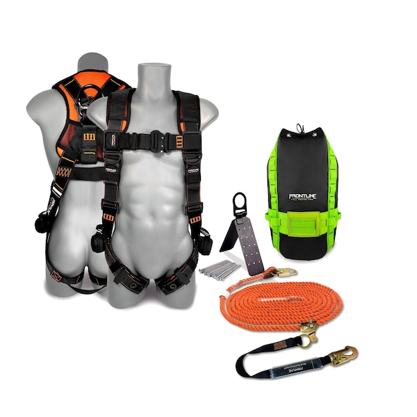Frontline Combat Complete Roofers Kit with 50 ft Lifeline - RK110V50