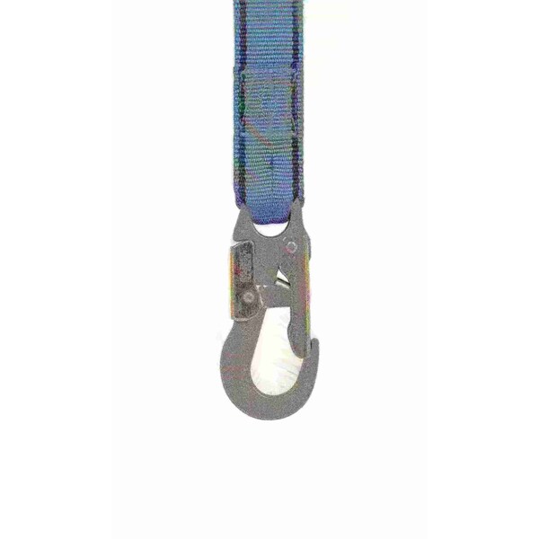 Tractel Shock Absorbing Lanyard, 6 ft., Blue and Black - C006K