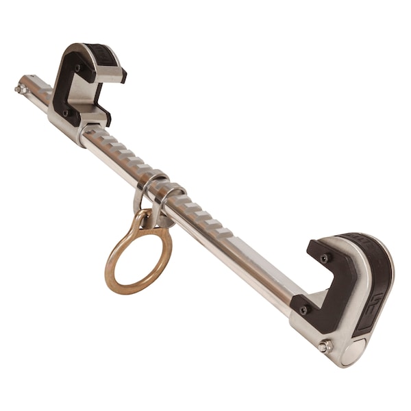 Falltech Single Ratchet Beam Anchor, For Use With 4 to 12 in W x 1 in THK Flanges, Aluminum Alloy Flange Bar/ - 7531