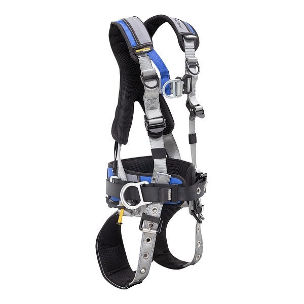 Werner SwitchPoint ProForm(TM) SwitchPoint(TM) Climbing/Construction Harness, Tongue Buckle Legs (XL), XL - H062144