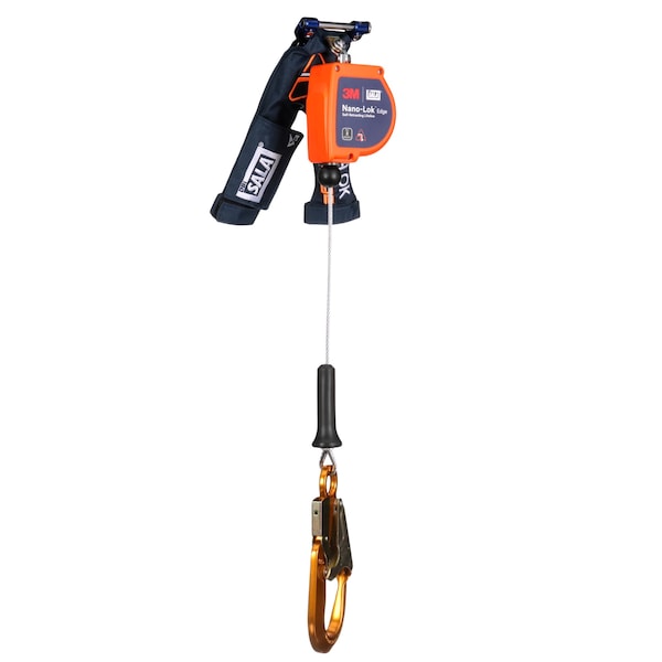 3M Dbi-Sala Self-Retracting Lifeline, 420 lb Weight Capacity, Orange - 3500294