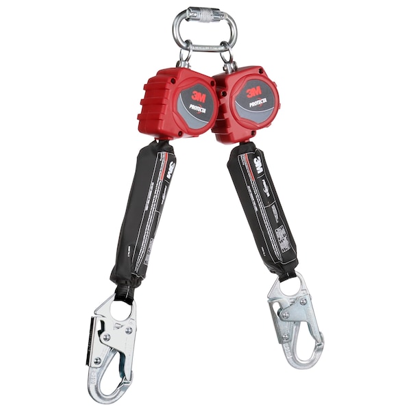 3M Self-Retracting Lifeline, 310 lb Weight Capacity, Red - 3100510