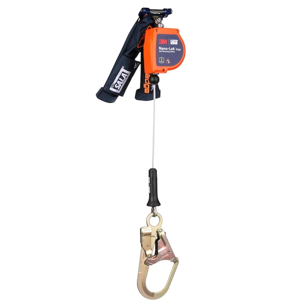 3M Dbi-Sala Self-Retracting Lifeline, 420 lb Weight Capacity, Orange - 3500292