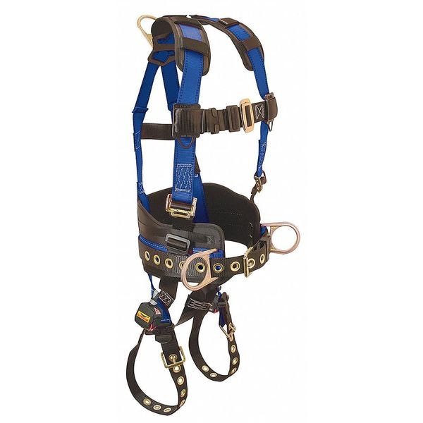 Condor Condor Full Body Harness, L/XL, 425 lb., Mating Chest/ Tongue Leg Buckles, Back, Hips D-Ring - 7DD49