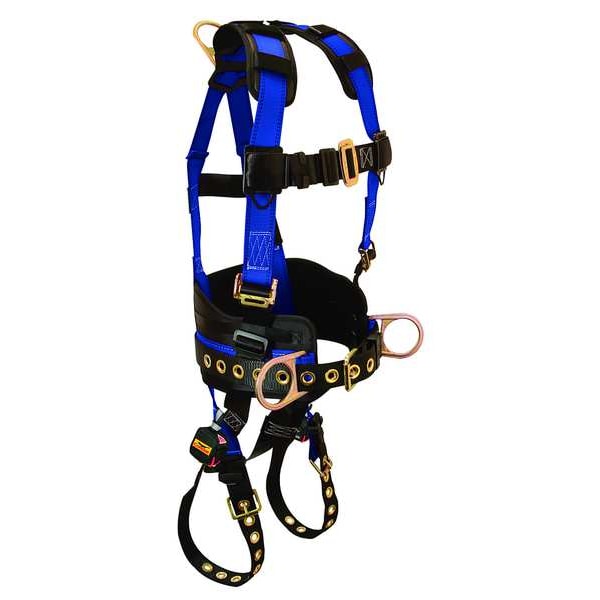 Condor Condor Full Body Harness, L/XL, 425 lb., Mating Chest/ Tongue Leg Buckles, Back, Hips D-Ring - 7DD49