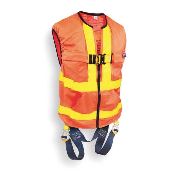 3M Dbi-Sala Delta(TM) Full Body Harness, S, 420 lb., Friction / Pass-Through Chest/ Tongue Leg Buckles - 1107403