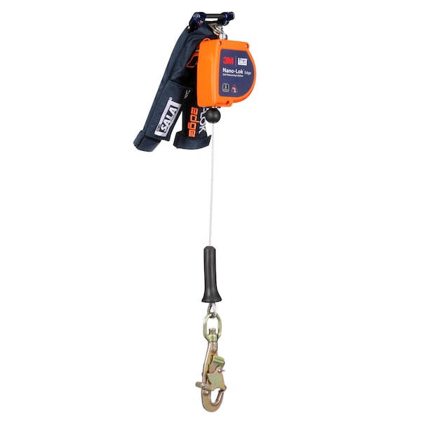 3M Dbi-Sala Self-Retracting Lifeline, 420 lb Weight Capacity, Orange - 3500293