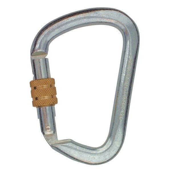Sunbelt CARABINER-RESCUE-SCREW-STAINLESS 3.15" x4.45" x0.9" - A-B1AB411