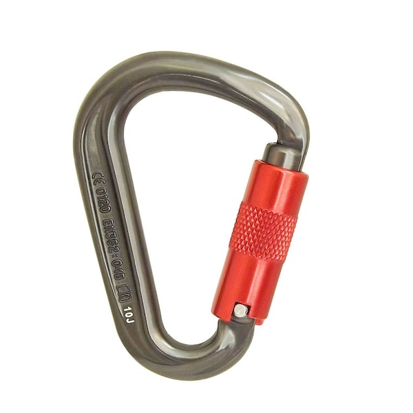 Sunbelt Carabiner-Mini Hms, Twistlock, SS 10" x5" x0.5" - A-B1ABKH214SS