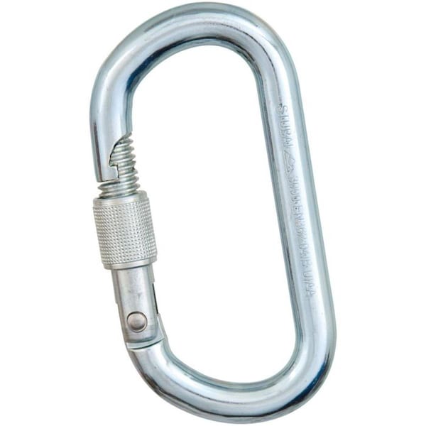 Stubai 30kN ASYM Steel Oval Carabiner - 434022