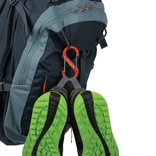 Nite Ize 2023 Nite Ize S-Biner Aluminum Dual Carabiner #4, Orange - NIT-SBA4-19-R6