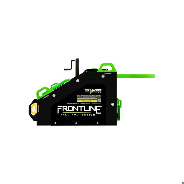 Frontline Commando Tank Non-Penetrating Fall Protection Cart with Solar Pannel - CMT04-SLR