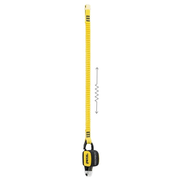 Petzl Single Lanyard w/Energy Absorber, 150 cm - L013AB01