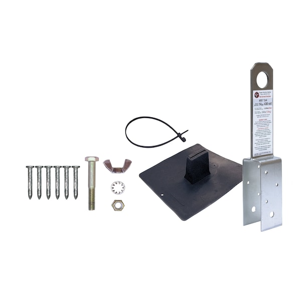 Super Anchor Safety ARS 2X4 Fall Arrest Anchor 14ga SST. Bulk Packaged. Minimum 50 Order Quantity. - 1030-B