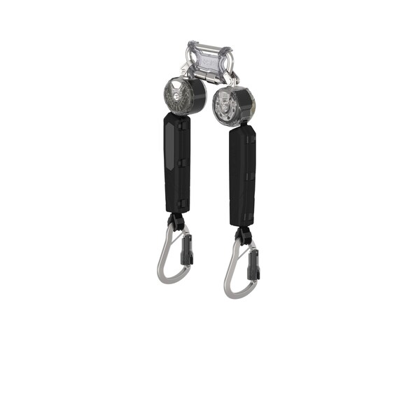 Msa Safety Self Retracing Lanyard, 400 lb Weight Capacity, Gray - VTOHW-012-RD-A