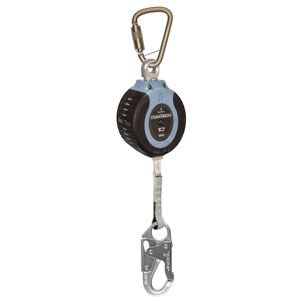 Falltech Compact Web Self-Retracting Device, 310 lb Load, 10 ft L, ANSI Z359.14-2012, OSHA CFR 1926.502, OSHA - 82710SC1