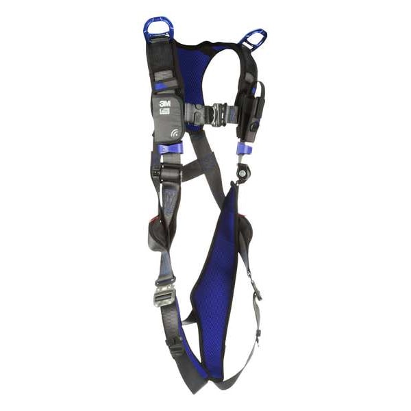 3M Dbi-Sala ExoFit(TM) X300 Fall Protection Harness, L, 420 lb, Quick-Connect Chest/ Quick-Connect Leg Buckles - 1113067