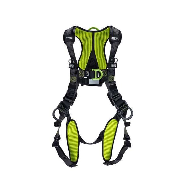 Honeywell Miller H700 Fall Protection Harness, Universal (L/XL), 420 lb, Quick-Connect Chest/ - H7IC3A2