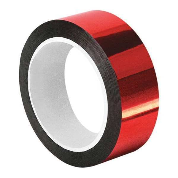Cinta de película de poliéster 3M, 1-1/8"x72yd. - 3M 850 1.125 X 72YD - ROJO