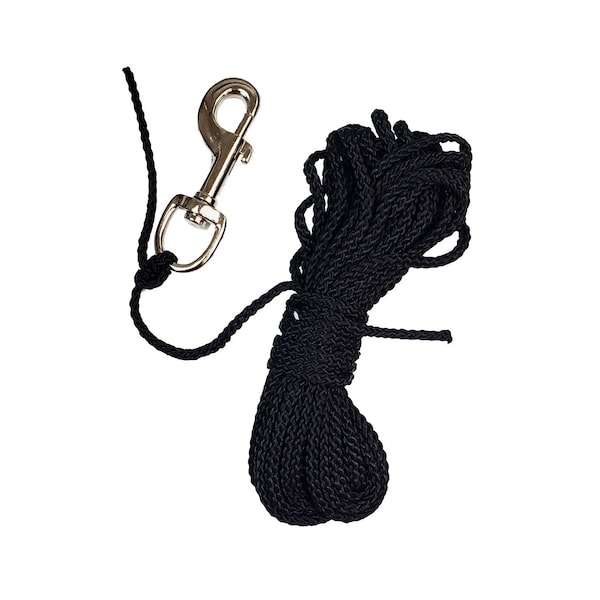 Frontline Cable Single Leg 30 ft SRL with Steel Snap Hook End with Carry on Handle and Tagline - RPGC30
