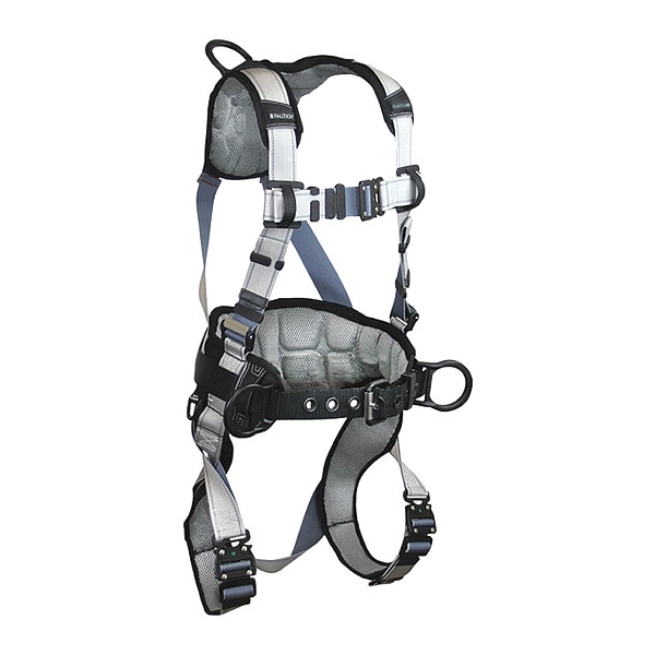 Falltech ComforTech(R) Full Body Harness, XL, 425 lb., Quick-Connect Chest/ Quick-Connect Leg Buckles - 7089BXL