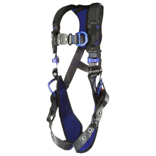 3M Dbi-Sala ExoFit(TM) X300 Fall Protection Harness, 2XL, 420 lb, Quick-Connect Chest/ Tongue Leg Buckles - 1113424