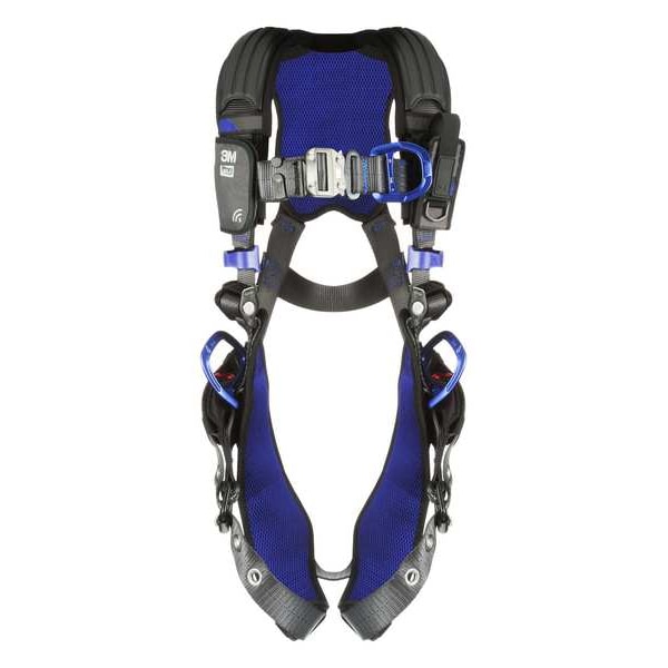 3M Dbi-Sala ExoFit(TM) X300 Fall Protection Harness, 2XL, 420 lb, Quick-Connect Chest/ Tongue Leg Buckles - 1113424