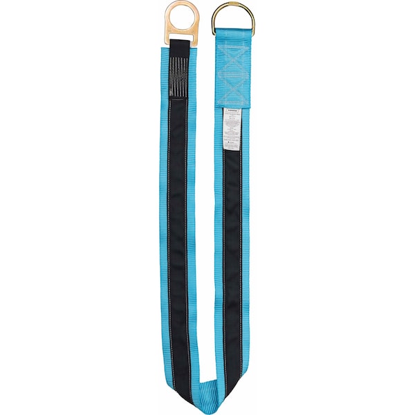 Ironwear 6 ft Type T Cross Arm Strap w/ Polyester Sheath & Steel D-Rings - 2726