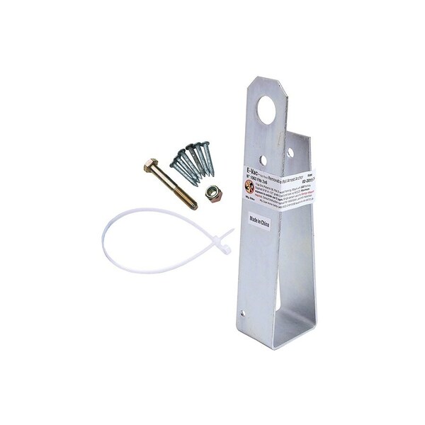 Super Anchor Safety 2x6 Evac Anchor Kit 11ga Zinc Plated Steel - Single Pack - 1063