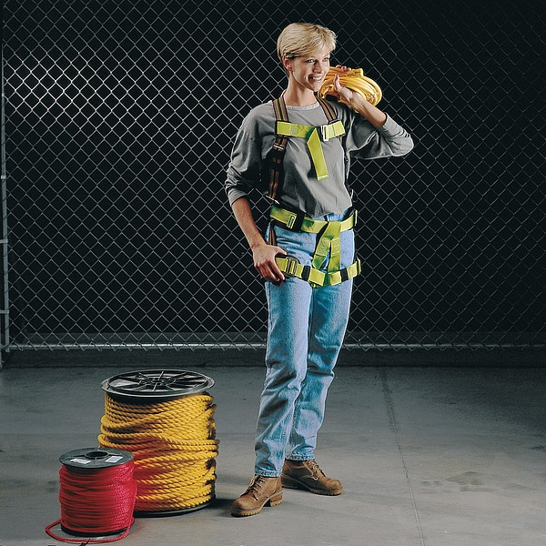 Honeywell Miller Duraflex(R) Full Body Harness, S/M, 400 lb., Mating Chest/ Mating Leg Buckles, Back D-Ring - E570/S/MRN