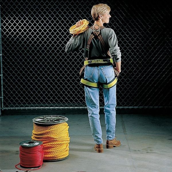 Honeywell Miller Duraflex(R) Full Body Harness, S/M, 400 lb., Mating Chest/ Mating Leg Buckles, Back D-Ring - E570/S/MRN