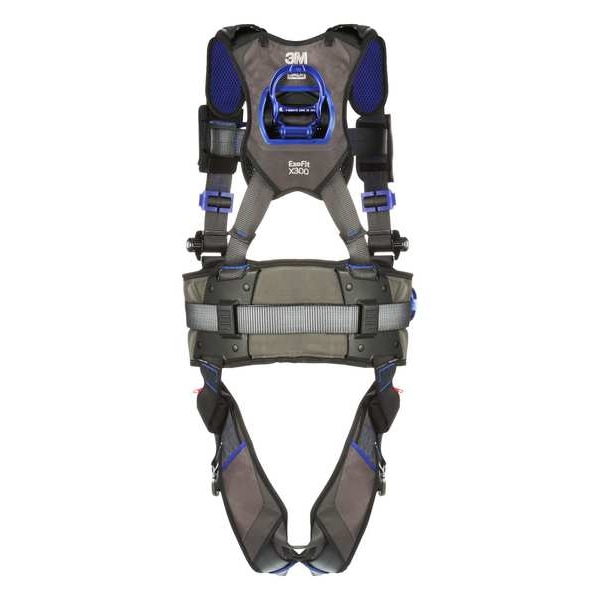 3M Dbi-Sala ExoFit(TM) X300 Fall Protection Harness, XL, 420 lb, Quick-Connect Chest/ Quick-Connect Leg Buckles - 1113160