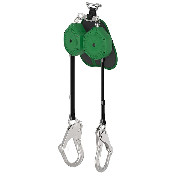 Msa Safety Self-Retracting Lifeline, 10 ft L, 2Legs - VSLEW-032-PA-A