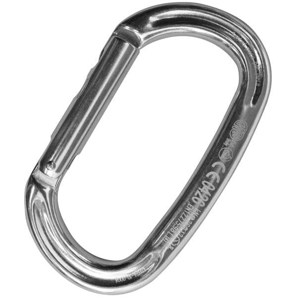 Kong Usa Oval, 110 mm Length, 22 mm Gate Opening, Aluminum Alloy, Polished - 712L00PP0KK
