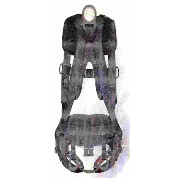Tractel Tower Tracx Full Body Harness, Tower, Mast, & Aerial Climbing, XL Size - FTD13XL